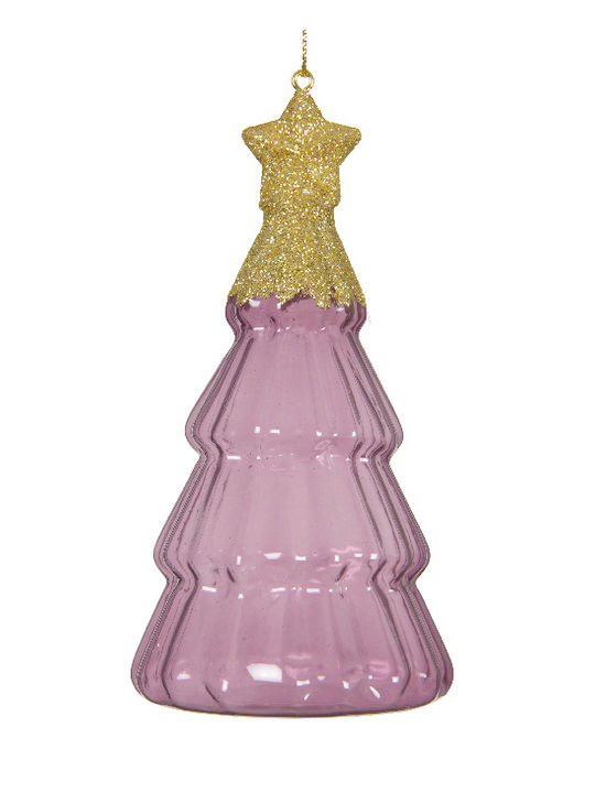 Weihnachtsdekoration Baum 12.6cm Lila 2
