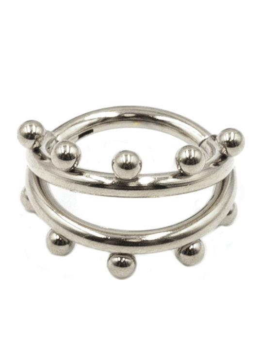 Poco Loco Poco Loco Ohrringe Piercing aus Stahl Silber