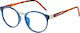 Readers Reading Glasses +0.75 in Blue color BL185
