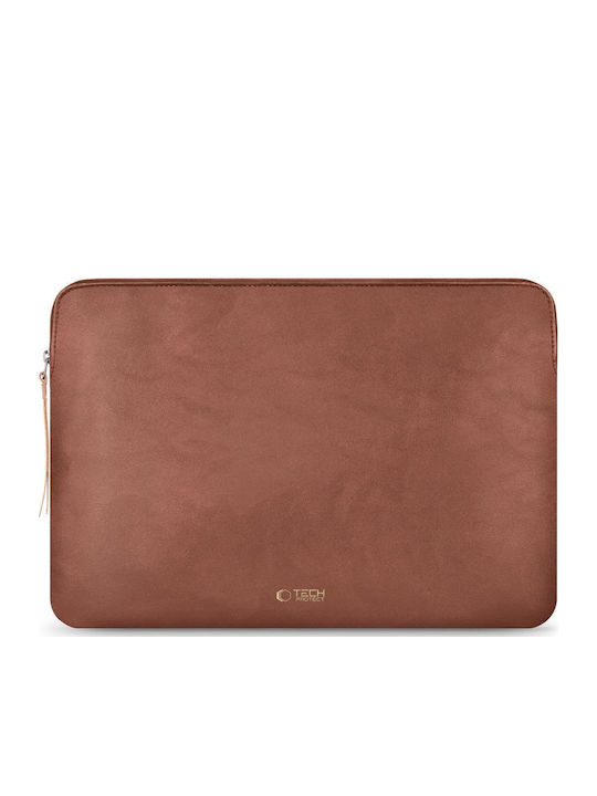 Tech-Protect Τσάντα για Laptop 14" σε Καφέ χρώμα