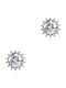 Kiriakos Gofas Silver Earrings with Moissanite