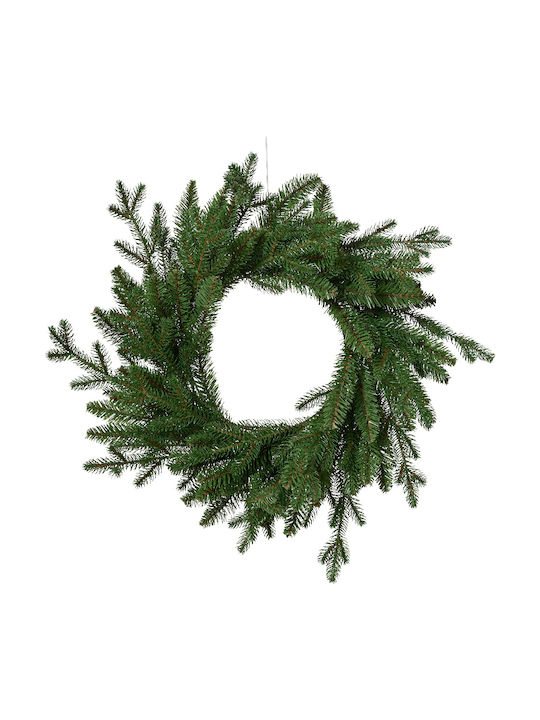 Katoikonhome Greenhill Wreath Στεφάνι Χριστουγεννιάτικο Πράσινο 50 Εκ