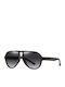 Moscow Mule Men's Sunglasses with Black Plastic Frame and Black Gradient Polarized Lens MM/11110/2-Khaki-Terra