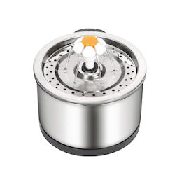 MrZoo Automatisch Edelstahl Trinkbrunnen / Springbrunnen 2.5lt