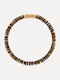 Steel & Barnett Men's Stainless Steel Gold Plated Bracelet