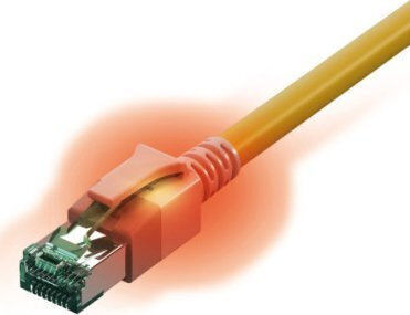 Sacon S/FTP Cat.6a Ethernet Network Cable 5m Yellow 1pcs