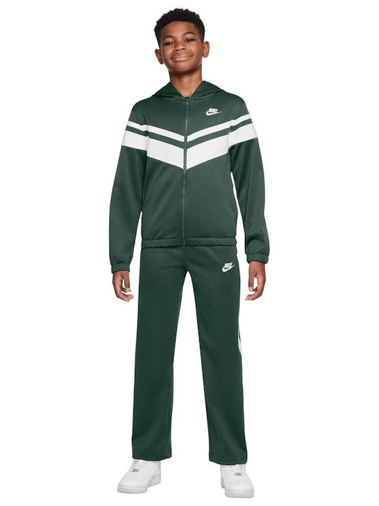 Nike Kids Sweatpants Set Dri-Fit Green 2pcs Spo...