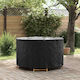vidaXL Waterproof Sofa Cover Black 102x102x71cm
