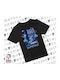 Παιδικό T-shirt Μαύρο Huntrix Derpy The Blue Tiger