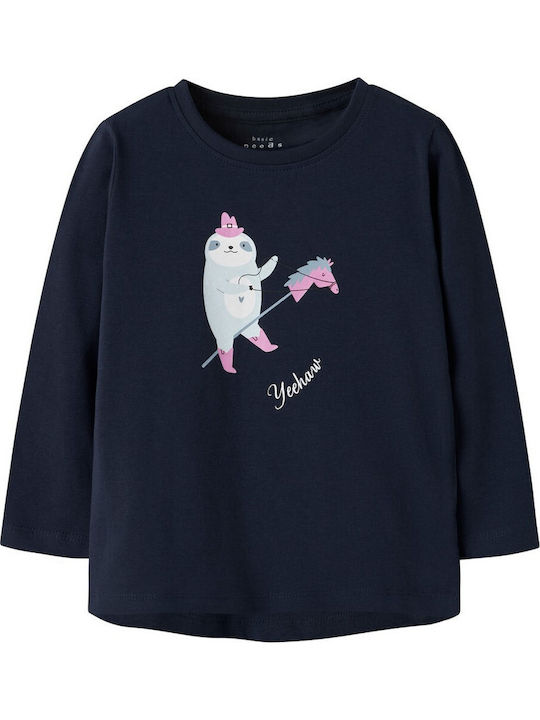Name It Παιδική Μπλούζα Μακρυμάνικη Dark Blue Y...