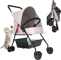 Bakaji Dog Carrying Bag Stroller Up To 15kg Pink Bakaji Dog Carrying Bag Stroller Up To 15kg Pink