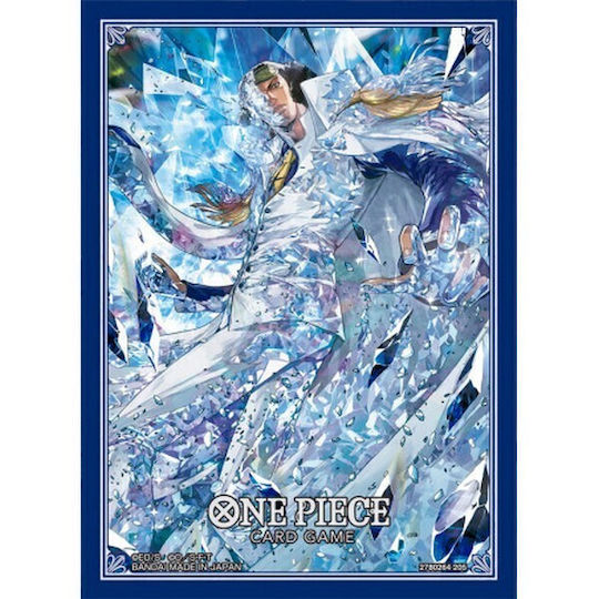 what size sleeves for one piece cards Card Sleeves Vol.7 Silvers Rayleigh One Piece Card Game | Authentic  Japanese ONE PIECE TCG Sleeves main image 1