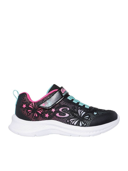 Jumpsters Kids Sneakers with Scratch Black