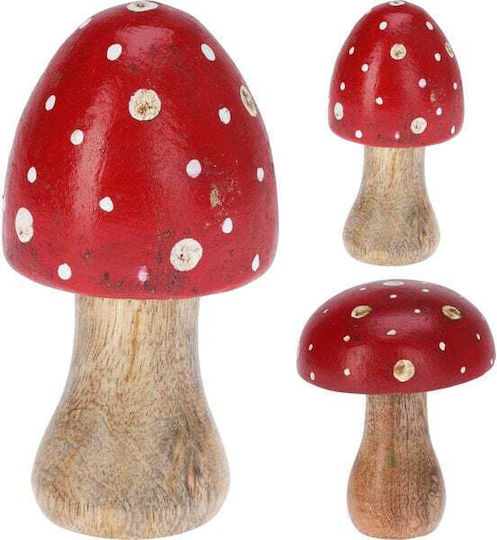 Ciupercă Din Lemn Mango 7x10cm Roșie 2 Modele