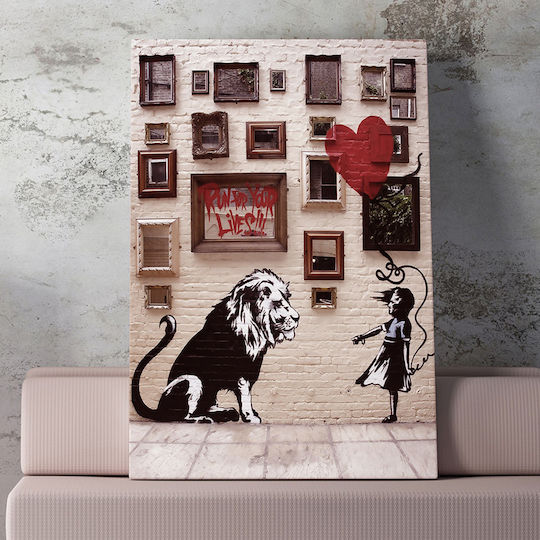 HomeMarkt Gobi Πίνακας σε Καμβά 50x68cm
