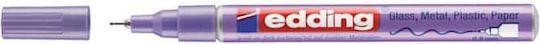 Edding Λαδιού Μαρκαδόρος Βιολετί Μεταλλικό 4mm