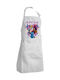 Koupakoupa Huntrix K-pop Series Ποδιά Κουζίνας Λευκή 22x40cm KP_31151_apron-bbq-adult