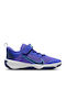Omni Multi-court Kids Sports Shoes Tennis with Hoop & Loop Closure Purple