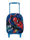 Spiderman School Bag Trolley Elementary, Elementary Blue