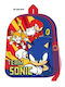 Disney Sonic Σχολική Τσάντα Πλάτης Πολύχρωμη
