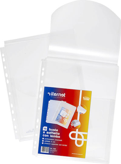 Plastidea Binder Pocket Type P 11 Holes A4 180mic 10 Pieces