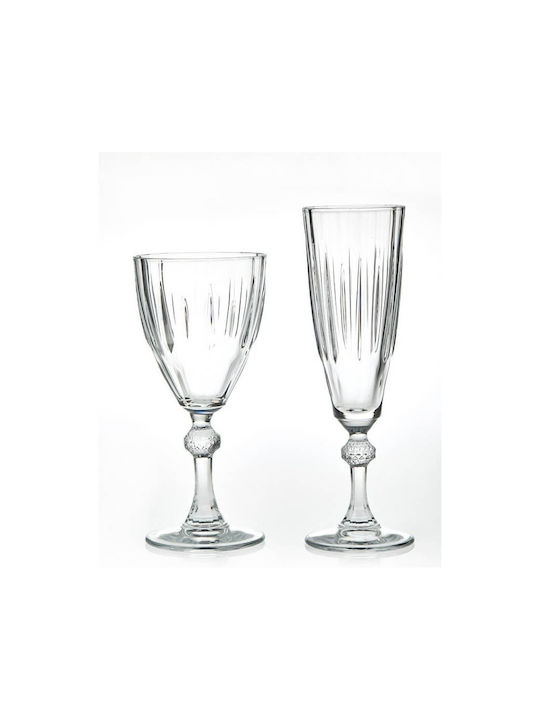 Diamond Glas Champagner aus Glas Kelch