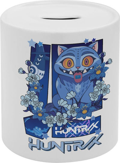 Huntrix Derpy Blue Tiger Porcelain Money Box With Lid
