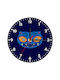 Koupakoupa Huntrix Derpy The Blue Tiger Wall Clock Wooden Blue