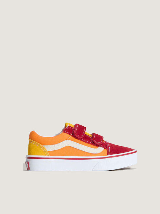Vans Old Skool V Παιδικά Sneakers Πορτοκαλί