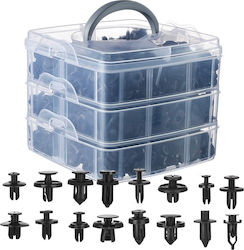 Set 620 Pieces Car Clips Upholstery Bumpers Plastic Organizer 5p-10125