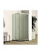Inter Ceramic Καμπίνα Ντουζιέρας με Συρόμενη Πόρτα 95x200cm