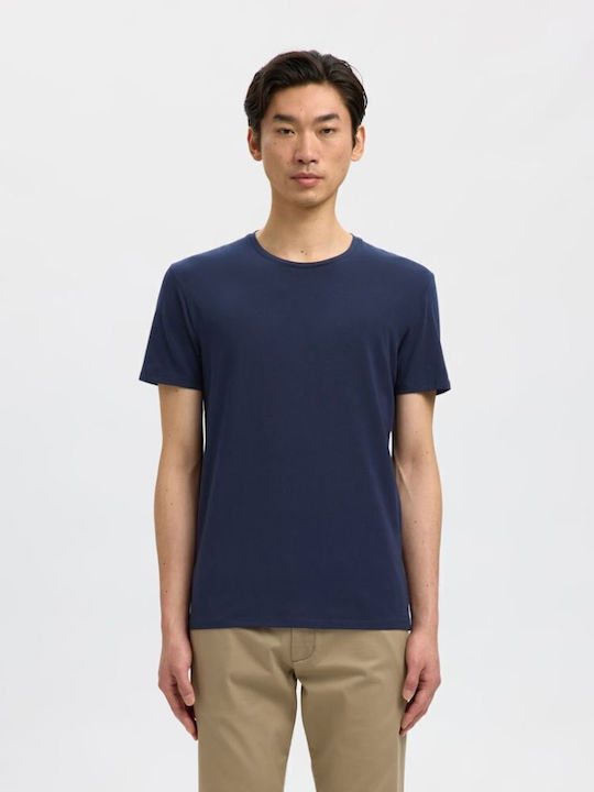 Selected T-shirt Navy Blazer