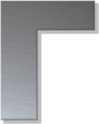 Γράμμα Κατοικιών Αυτοκόλλητο ''γ'' 80 X 64 Mm Inox Ματ Πλαστικό Darvin