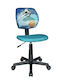 Desk Chair Blue 39x47x92cm