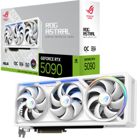 Asus GeForce RTX 5090 32GB GDDR7 ASTRAL Gaming OC Alb Placă