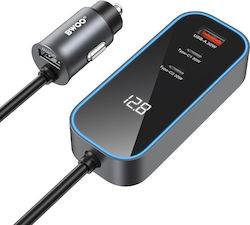 BWOO Auto-Ladegerät mit Anschlüssen 1xUSB-A 1xType-C BWOO Auto-Ladegerät mit Anschlüssen 1xUSB-A 1xType-C