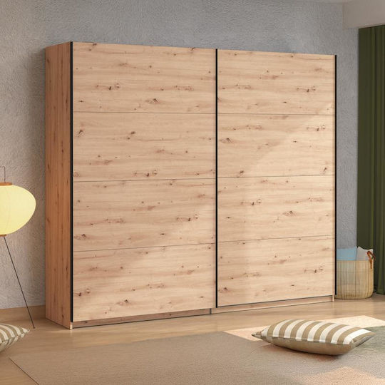 Gard 245 Δίφυλλη Ντουλάπα Artisan 245x61x217cm