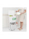Bakaji Plastic Recycling Waste Bin with Pedal 38lt White