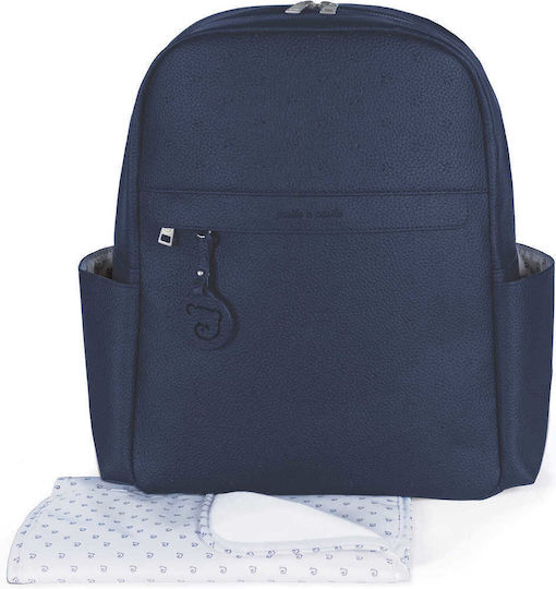 Pasito a Pasito Diaper Bag London Blue 35x38x16cm.