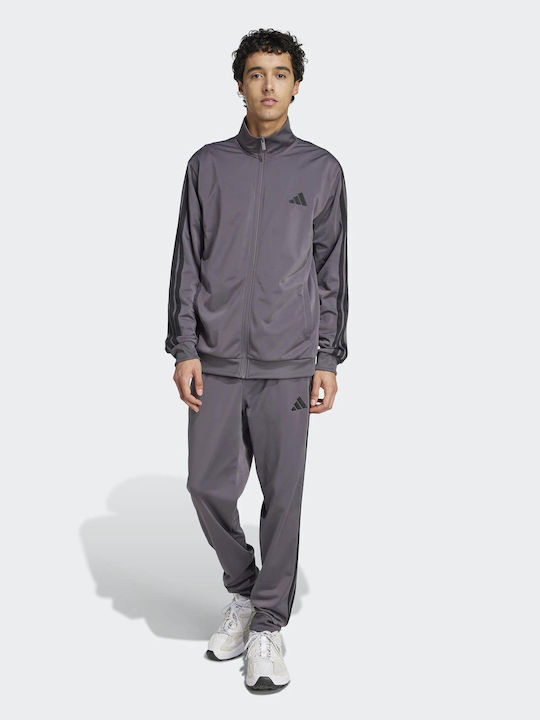 Training Tracksuit Glossy with Elastic Gray
