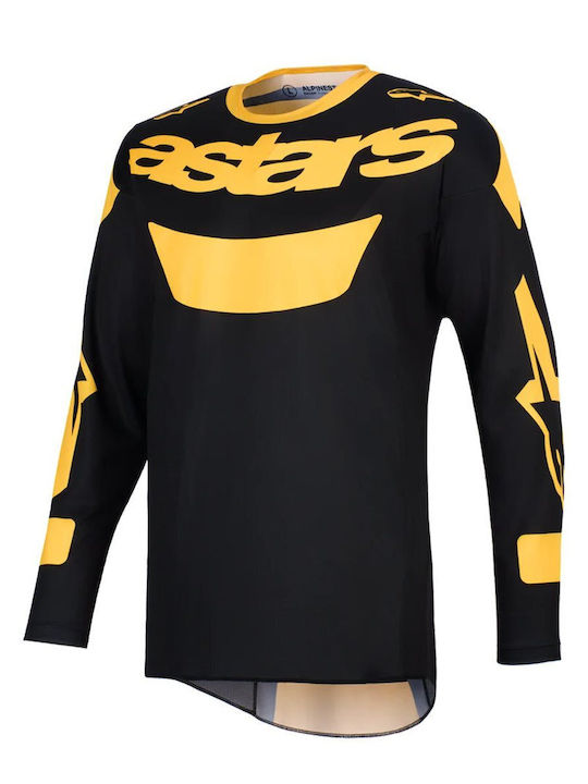 Tricou De Ciclism Alpinestars Riway Negru Galben