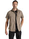 Short-sleeved Shirt Beige