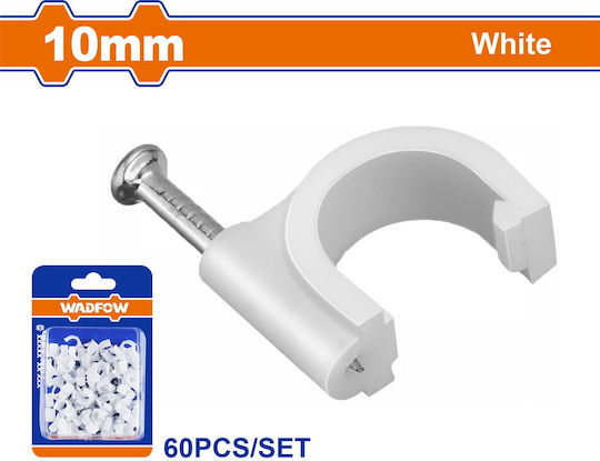 Wadfow Wfq1k10 Ροκα Στηριξης Καλωδιων 10mm 60τεμ
