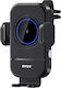 BWOO Car Mobile Mount with Adjustable Hooks and Wireless Charging Black