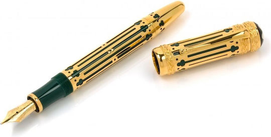 MontBlanc Πένα Γραφής Ασημί με Μπλε Μελάνι