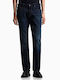 Men's Jeans Pants with Slim Fit Blue Denim