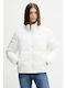 Damen Puffer Jacke für Winter White