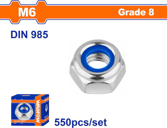 Wadfow Anti-Loose Nut DIN 985 550pcs