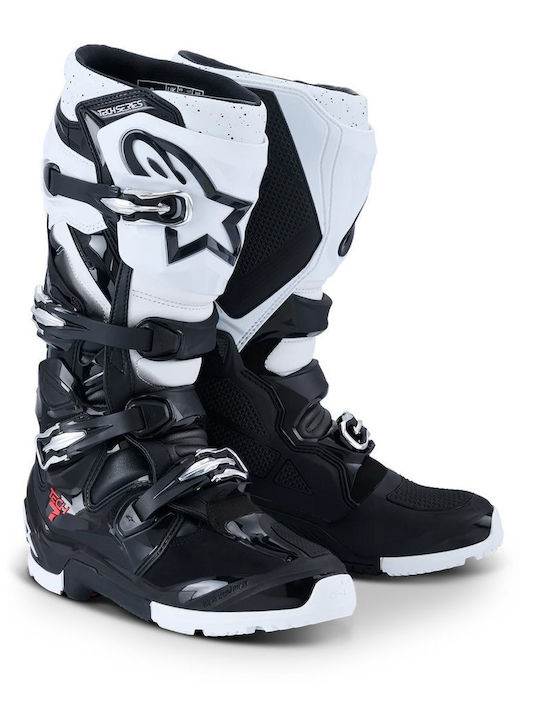 Alpinestarsech Ech 7 Enduro Black White Riding ...