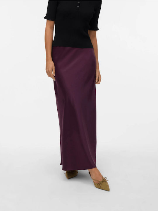 Vero Moda Satin,σατεν Hoch tailliert Midi Rock ...